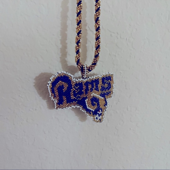 Beaded Rams Necklace - Picture 1 of 3